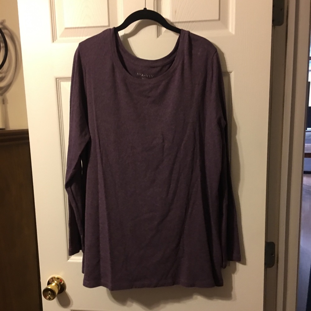 Purple Long Sleeve T-shirt